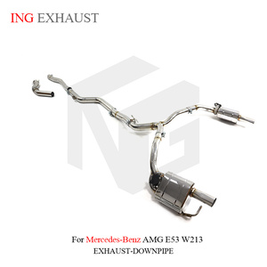Système d'échappement ING échappement Catback pour Mercedes Benz <span class=keywords><strong>W213</strong></span> AMG <span class=keywords><strong>E53</strong></span> 3.0T silencieux en acier inoxydable avec soupapes accessoires de voiture - Product Image 2