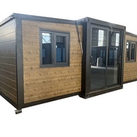 Casa Contenedor Plegable y Expandible de Alta Calidad, 2 Dormitorios, Diseño Multifuncional para Uso en Escuelas y Supermercados, 5 Años de Garantía