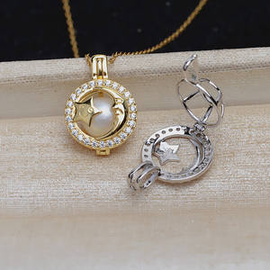 Componente de Joyería, Soporte para Colgante de Cuentas de 8mm y 6mm, No Poroso, de Plata S925, para Manualidades, Modelo 5083 - Product Image 5