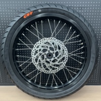 Kit de roues Light Bee, pneus pour vélo électrique, pièces de moto, roues SuperMoto, accessoire d'origine 70/90-17 90/80-17 LBX, moto électrique tout-terrain
