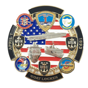 Monedas de Desafío Personalizadas al por Mayor, Diseño Intrincado de Cabeza de Búfalo y Pluma 'Lidera el Camino', Moneda Coleccionable con Borde Dentado - Product Image 6