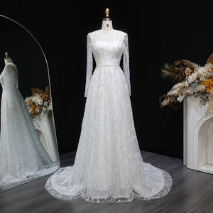 Sharon Said SW525 Luxuriöses Weißes Ballkleid Hochzeits-Abendkleider für Damen Elegante Abschlussball-Party-Brautkleider Nicht auf Lager - Product Image 2