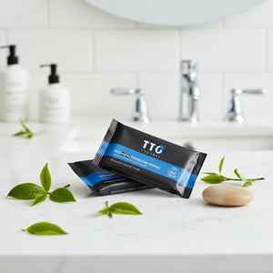 Toallitas Húmedas Intiminas para Hombre IntiMEN Thermal TTO con Aceite de Árbol de Té Antibacterial, Envasadas Individualmente, 12 Unidades - Product Image 3