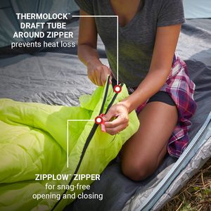 Saco <span class=keywords><strong>de</strong></span> Dormir Ligero para Clima Frío y Cálido, Ideal para Acampar al Aire Libre, Senderismo y Excursionismo - Product Image 2