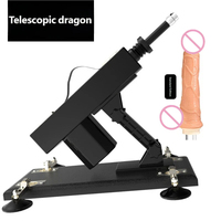 Machine sexuelle télescopique entièrement automatique à vitesse réglable multi-angles avec godemiché push-pull, équipement de bondage sexuel pour adultes