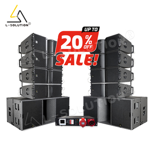 Sistema Audio <span class=keywords><strong>Line</strong></span> <span class=keywords><strong>Array</strong></span> Attivo K210-A da 10 Pollici con <span class=keywords><strong>Subwoofer</strong></span> KS28-A da 18 Pollici, Diffusori Professionali per Concerti all'Aperto - Product Image 1