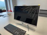 23.8" 27" Hitam Monoblock dengan Intel I3/I5/I7 Celeron N5095 N100 N4200