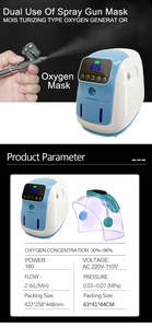 Pistola de Terapia de Oxígeno Hiperbárico Profesional, Máscara <span class=keywords><strong>Facial</strong></span> de Acero Inoxidable para Rejuvenecimiento e Hidratación de Labios y Rostro - Product Image 5