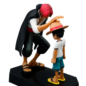 großhandel Spot-Waren One-Pieces-Figur Anime-PVC-Modell Spielzeug einteilig Vermächtnis und Bindung Luffy Shanks Figuren Actionfiguren
