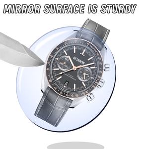 Montre à quartz de luxe pour homme, bracelet en acier inoxydable 304, logo personnalisé, résistance à l'eau 5 ATM, mouvement à quartz japonais, cadran à aiguilles - Product Image 5