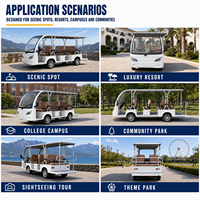 Bus touristique adapté aux sites touristiques, bus électrique de grande capacité pour les grands sites touristiques