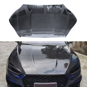Nouveau capot moteur avant en fibre de carbone 2016-2024 pour Audi A5 - Installation par visserie / Amélioration - Product Image 1