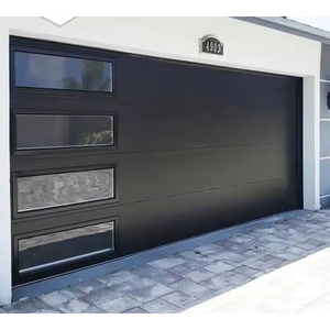 Aluminium combiné de porte de <span class=keywords><strong>garage</strong></span> à la maison haute performance avec anti-vol coupe-vent Caractéristiques à haute isolation Surface finie - Product Image 6