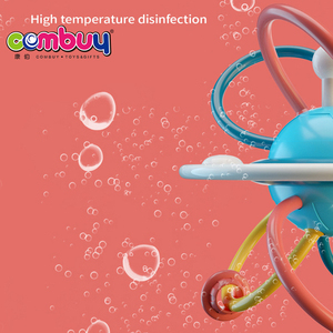 <span class=keywords><strong>Hochet</strong></span> sonore <span class=keywords><strong>rotatif</strong></span> musical meulage sensoriel doux jouets pour bébé boule de dentition pour 2-4 ans - Product Image 3