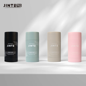 Matte màu hồng nhựa mỹ phẩm bao bì khử mùi Stick <span class=keywords><strong>container</strong></span> cho chăm sóc da tạo kiểu tóc Gel - Product Image 3