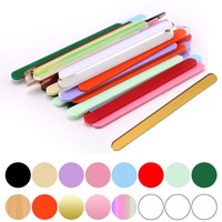 Bâtonnets de crème glacée réutilisables en acrylique, Mini bâtonnets à glace colorés