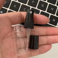 Flacon d'échantillon de parfum 2 ml 3 ml 5 ml 10 ml Mini flacon pulvérisateur vide transparent Tube en verre Atomiseur de parfum Emballage testeur