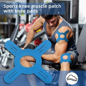 Bande de soutien musculaire en forme de X, bandage élastique pour coudes, épaules, genoux, chevilles, bande de soutien athlétique réutilisable - Product Image 4