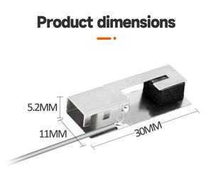 4dBi ภายใน2.4G 5.8G Dual Band WiFi UFL u.fl PIFA เสาอากาศรถ2.4/5GHz โลหะจุ่มสำหรับ <span class=keywords><strong>IOT</strong></span> - Product Image 6