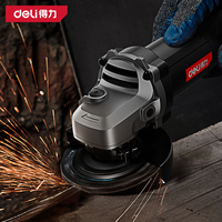 Meuleuse d'angle Deli 1150W, ponceuse d'angle pour le meulage, le polissage et la découpe, avec interrupteur latéral