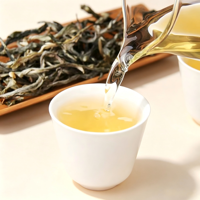 Thé Pu'er cru en vrac de vieilles plantes du Yunnan, Pu Erh Sheng à l'arôme intense et sucré pour la vente en gros