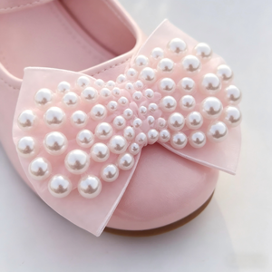 Nuovi Sandali Estivi per Bambine con Decorazioni di Perle, Punta Aperta, Suola in Gomma, Morbidi e Antiscivolo, <span class=keywords><strong>Scarpe</strong></span> da Principessa per Feste e Matrimoni - Product Image 5