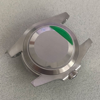 Ensemble de boîtier de montre de plongée SUB de 40 mm, acier inoxydable, verre saphir, pour mouvement automatique NH35 NH36, fermoir à micro-réglage