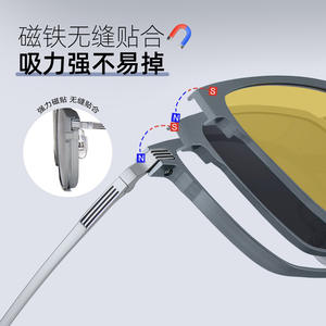 Gafas Cuadradas de Aluminio y Magnesio con Patillas Flexibles de Titanio, Ligeras, Cómodas, Duraderas, Unisex - Product Image 3