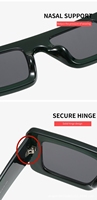 Nuevas Gafas de Sol de Diseño UV400 Duraderas con Montura Cuadrada de PC, Multicolores, con Diseño de Copo de Nieve, Montura Ancha, para Hombre y Mujer