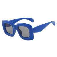 DL lunettes nouveaux enfants carré drôle gonflé rectangulaire lunettes de soleil enfants en plastique gonflable lunettes ombre lunettes de soleil 2023