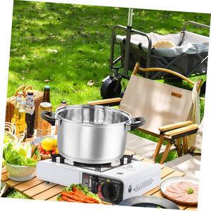 High Quality Portable Butane Iron Manual Single Burner Camping <b>Gas</b> Stove with <b>Ignition</b> 2.5KW Power Double Sealed Valve Safety - Product Image 2