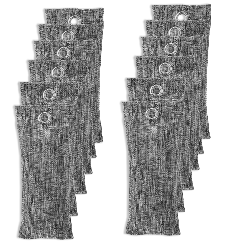 Небольшой мешок, натуральный уголь, бамбуковый освежитель воздуха, мешок очистителя воздуха из угля, впитывает влагу и удаляет запахи