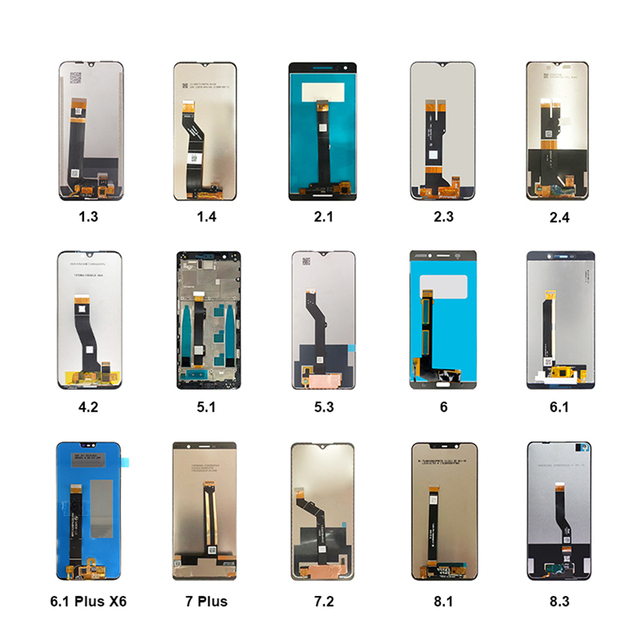 Well Priced Custom Original Phone Display Mobile Phone Screen LCD for Nokia 1.4 2.2 2.3 2.4 3.4 5 5.4 5.3 6 6.1 Plus X6 7.2 8