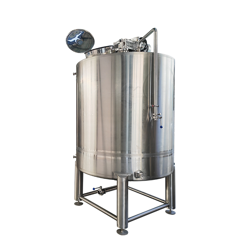 SS Industrial Agitator Mixing Tank 2000L 20BBL AC Motor High-Speed Mixer TONSEN Stainless Steel For Chemical Food Processing · image 2