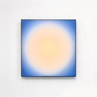 Boîte à lumière RGB Nordic Zen Clear Sky, cadre en aluminium à fixation rapide, éclairage par le bord, rétroéclairage, contrôle de la luminosité, décoration murale intérieure