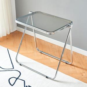 Coffee <strong>Table</strong> Acrylic Furniture Folding Modern Design Transparent <strong>End</strong> <strong>Table</strong> and Chair - Product Image 3