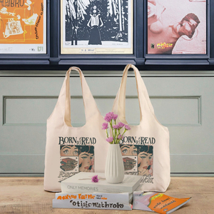 Bolsa de Lona Inspirada en la Película Demon Hunter, 1 Pieza, Bolsa de Hombro Personalizada de Estilo Vintage para Mujer, Bolsa de Compras Reutilizable para Viajes - Product Image 2