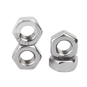 Cổ phiếu nhà máy din934 thiết yếu công nghiệp <span class=keywords><strong>Hex</strong></span> <span class=keywords><strong>Nuts</strong></span> thép không gỉ Kích cỡ A2-70 cho công nghiệp - Product Image 5