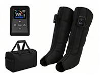 Bottes de massage des jambes à compression d'air à 5 chambres, sans fil, rechargeables, avec unité principale détachable, pour la relaxation quotidienne des jambes à domicile