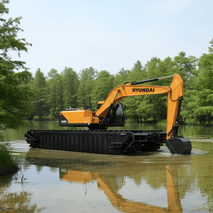 Ponton d'excavatrice amphibie en <span class=keywords><strong>acier</strong></span> haute résistance avec <span class=keywords><strong>prix</strong></span> compétitif d'usine - Product Image 5