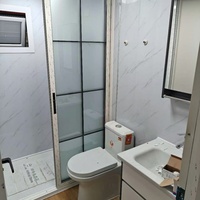 Maison préfabriquée moderne extensible de haute qualité à double aile de 40 pieds et 20 pieds, 3 chambres, hôtel, panneau sandwich en acier