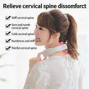 Masajeador Eléctrico Portátil para Cuello con Terapia de Calor, 2 Modos, Masajeador Cervical para Aliviar el Dolor de Cuello - Product Image 4