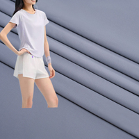 Tela Elástica de Jersey, 88% Poliamida, 12% Elastano, Antiarrugas, Peso Medio, para Ropa Deportiva, Ropa de Baile