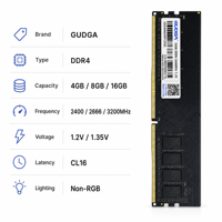 RAM de bureau GUDGA DDR4 16 Go 3200 MHz, best-seller 2026, en stock