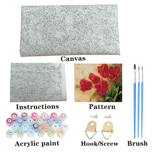 Kits de Pintura <span class=keywords><strong>por</strong></span> Números con Pintura al Óleo <span class=keywords><strong>para</strong></span> Manualidades y Regalos, Pintura <span class=keywords><strong>por</strong></span> Números <span class=keywords><strong>para</strong></span> <span class=keywords><strong>Cuadros</strong></span> - Product Image 4