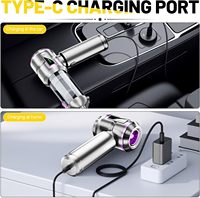 Aspirateur sans fil miniature Jutien 16000Pa 4-en-1 durable avec moteur sans balais 120W, recharge USB pour le nettoyage de voiture