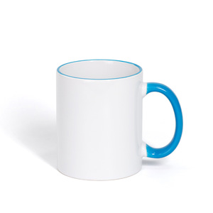 Taza de Cerámica de 11 oz con Asa de Color para Sublimación, Taza de Café/Té para Impresión de Logotipo o Imagen, Empaque en Caja de Espuma, Estilo Minimalista - Product Image 3