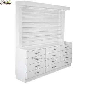 Moderner Luxus einseitiger Spa Nagellack Dip Powder <span class=keywords><strong>Display</strong></span> Gel Ständer mit Schrank - Product Image 2