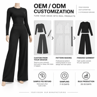 Ensemble 2 pièces OEM pour femme grande taille, col rond, anti-transpiration, léger, respirant, extensible dans quatre directions, anti-UV, séchage rapide, anti-odeur