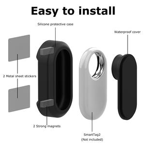 Housse de protection magnétique robuste pour <span class=keywords><strong>Samsung</strong></span> SmartTag 2 Tracker, étanche IP68, antichoc - Product Image 3